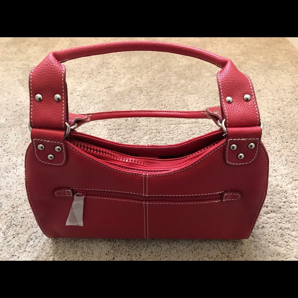 Red Leather Purse